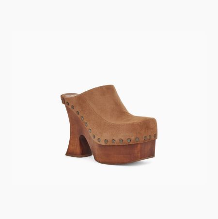 UGG Eckhaus Latta Boogie Platform Brown Boots for Women (YUMA47906)